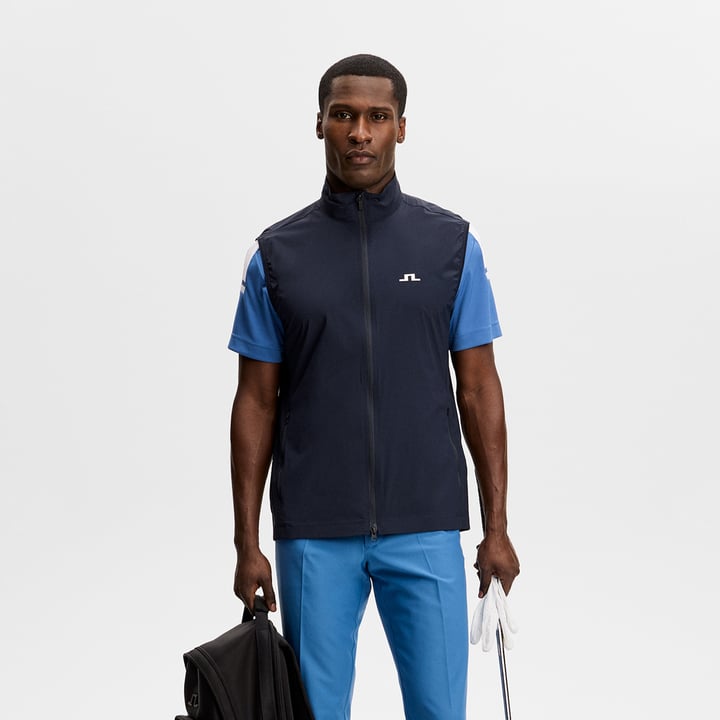 J.Lindeberg Ash Light Packable Vest - Vests Mens